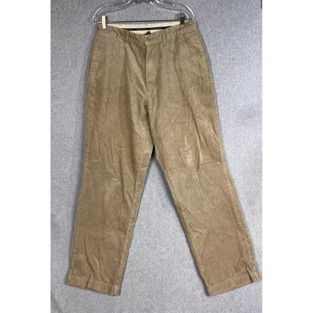 Vintage Polo Ralph Lauren Pant Men’s 35/32 Beige Trousers Corduroy 90s